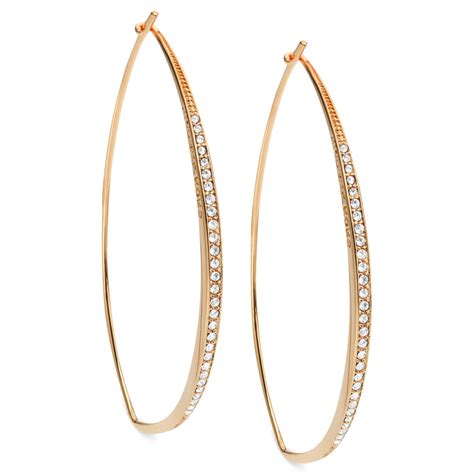 michael kors whisper hoop earrings|michael kors hoop earrings sale.